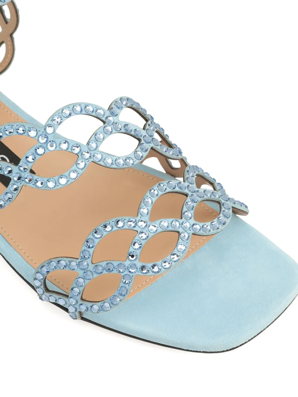 Sergio Rossi leather sandals Blue
