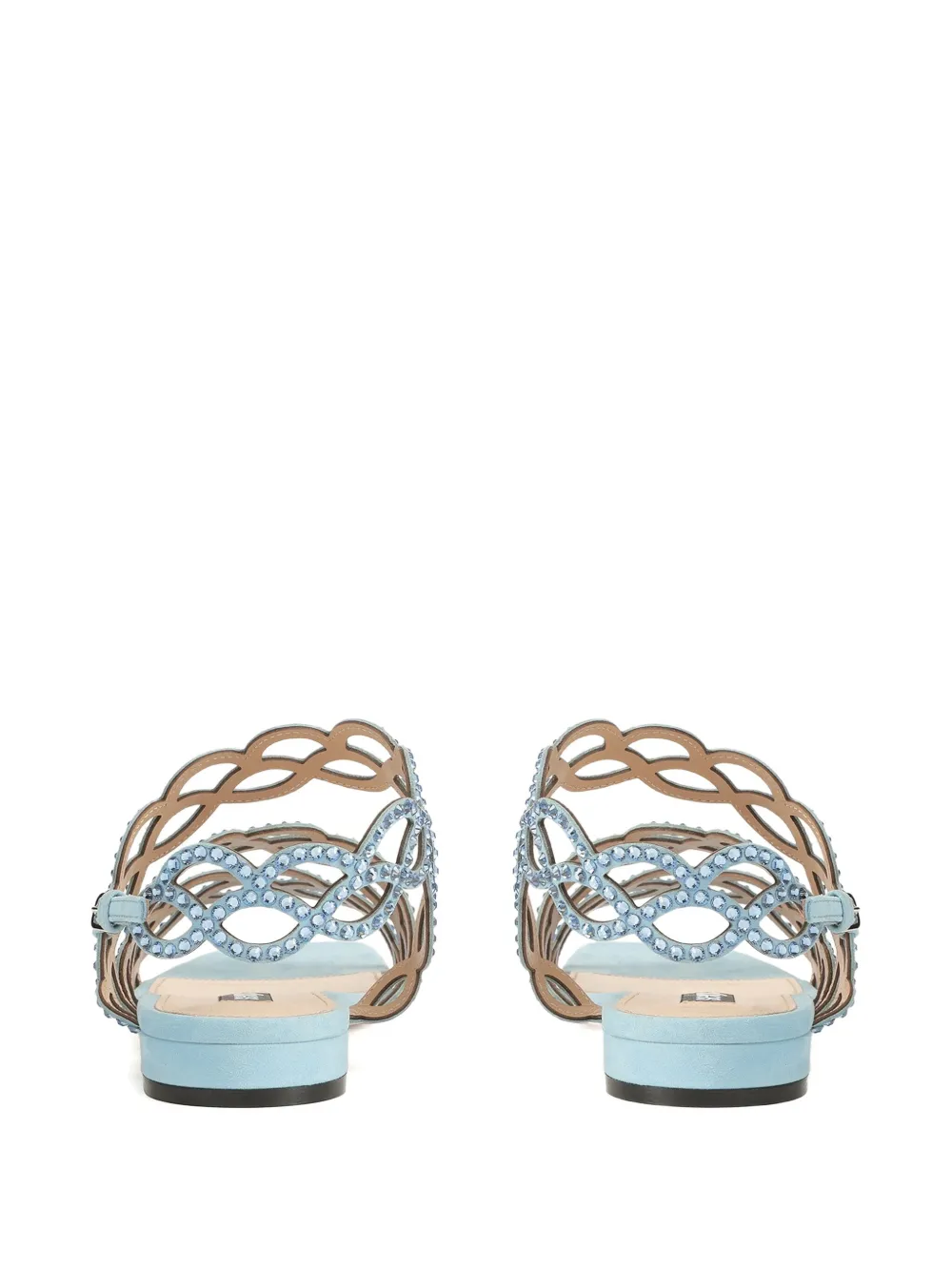 Sergio Rossi leather sandals Blue
