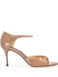 Sergio Rossi 75mm Godiva sandals - Brown