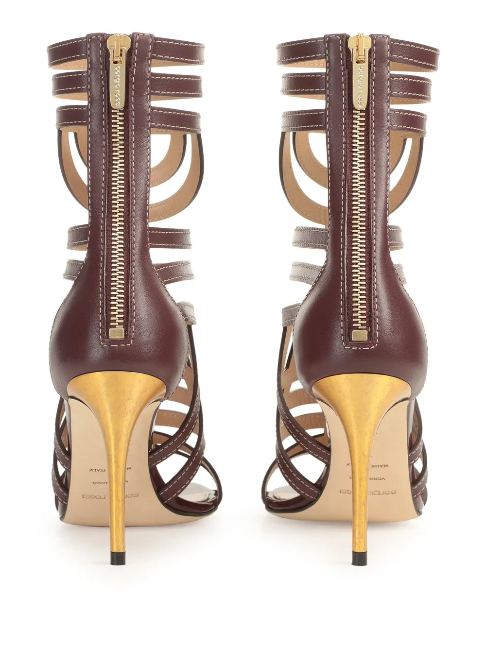 Sergio Rossi Sr Agate sandals Red