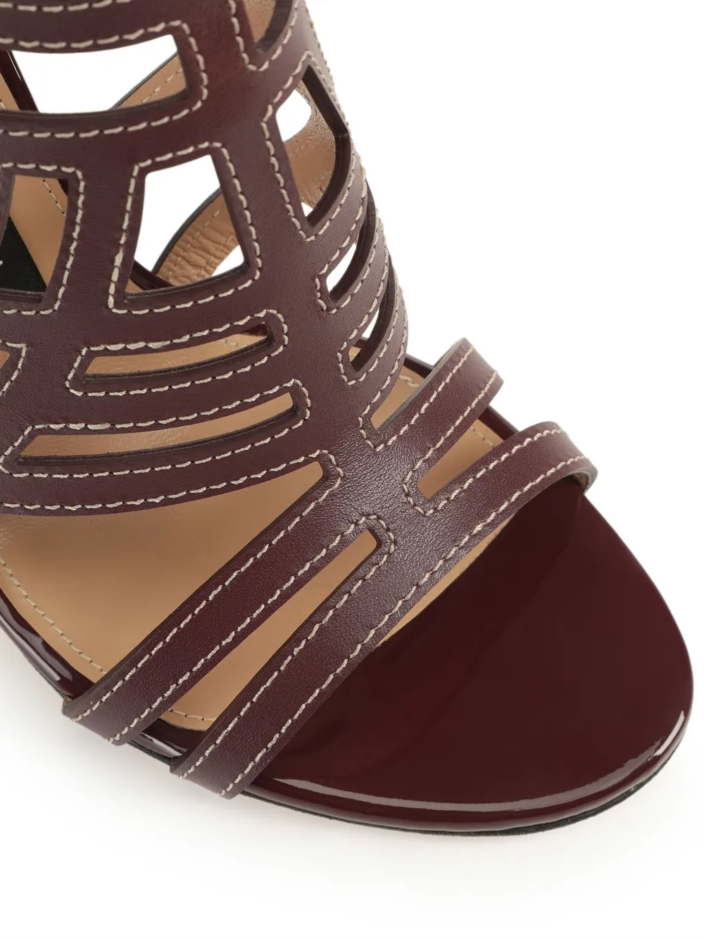 Sergio Rossi Sr Agate sandals Red