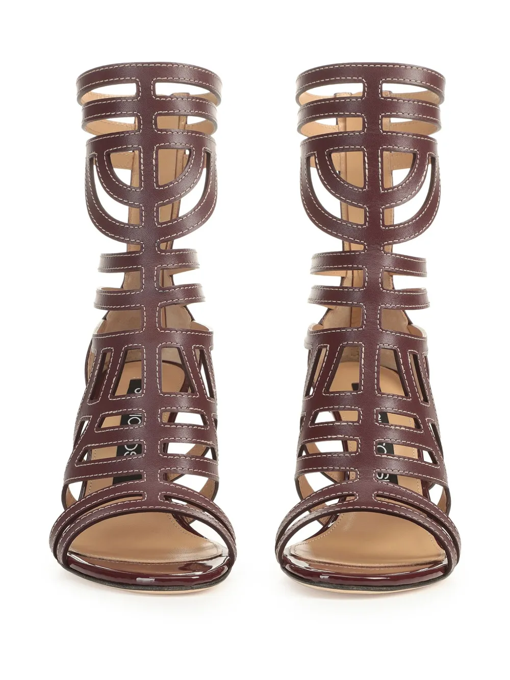 Sergio Rossi Sr Agate sandals Red