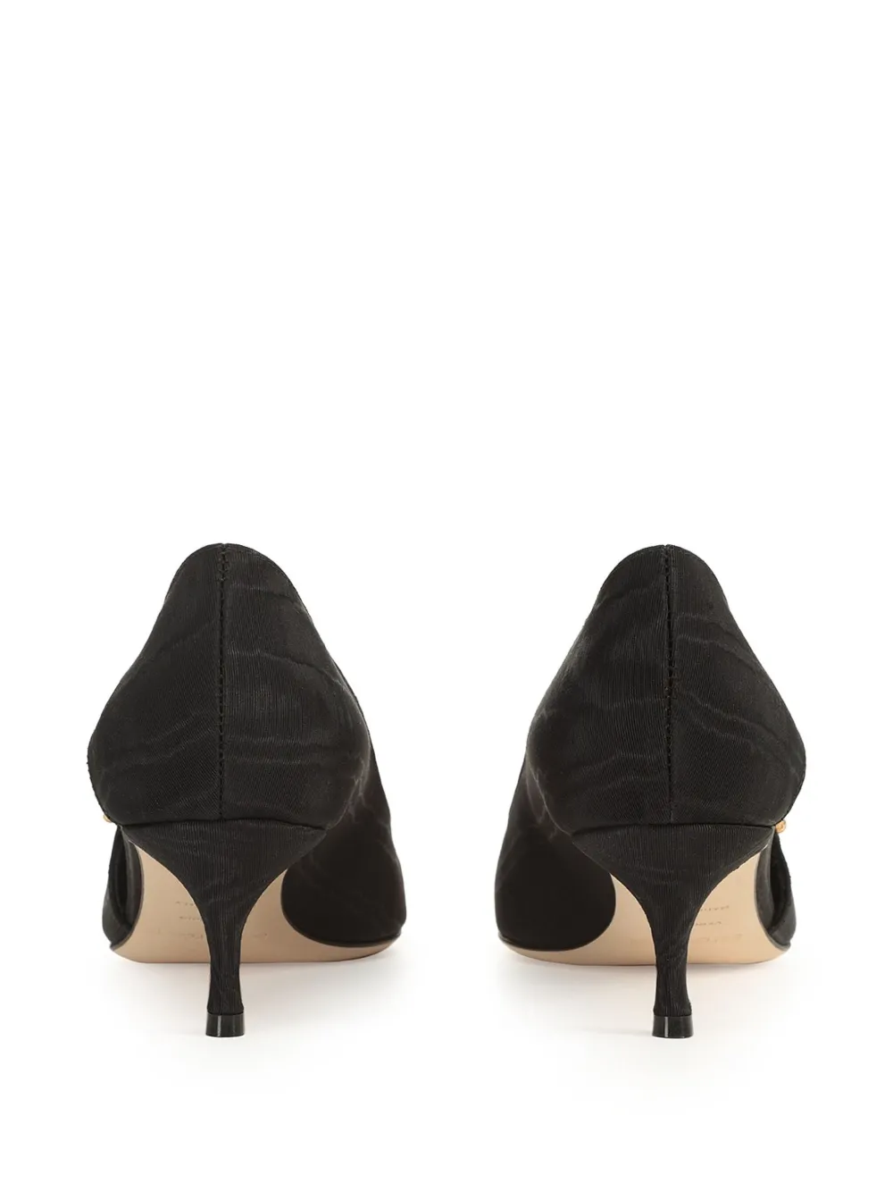 Sergio Rossi 50mm Sea Scale pumps Black