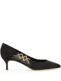 Sergio Rossi 50mm Sea Scale pumps - Black