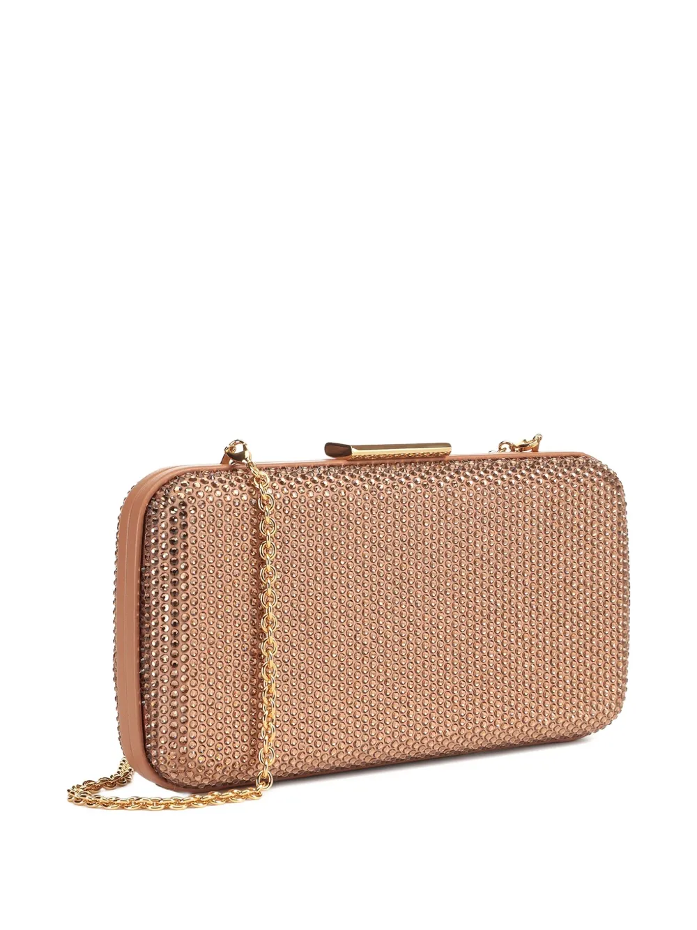 Sergio Rossi Secret clutch verfraaid met kristallen Roze