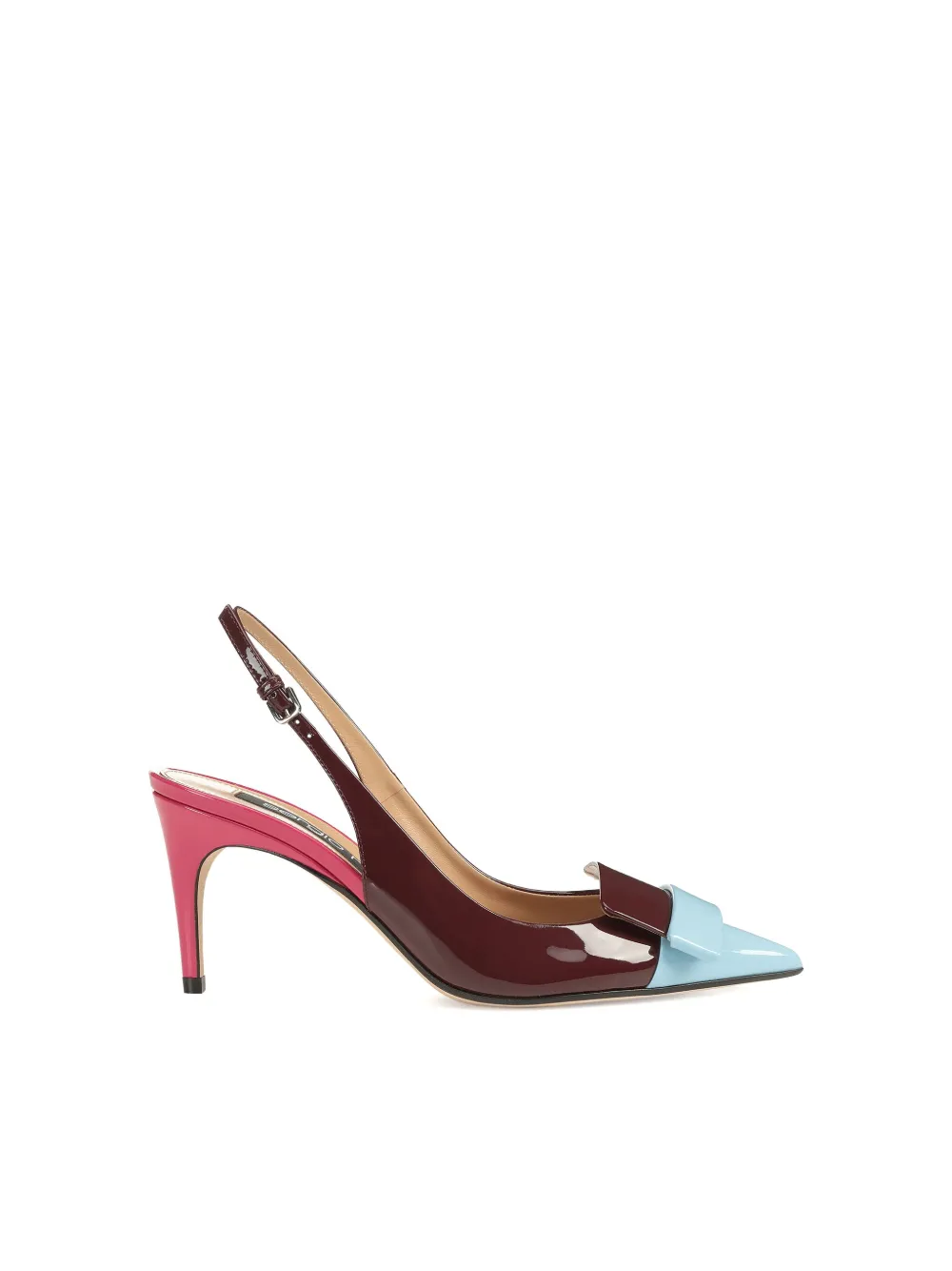Sergio Rossi leather pumps Red