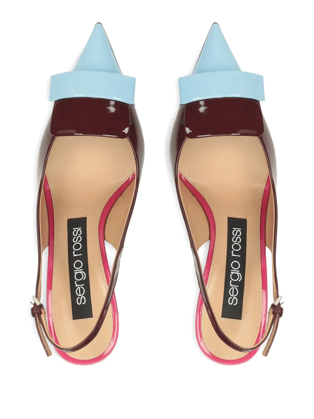 Sergio Rossi leather pumps Red