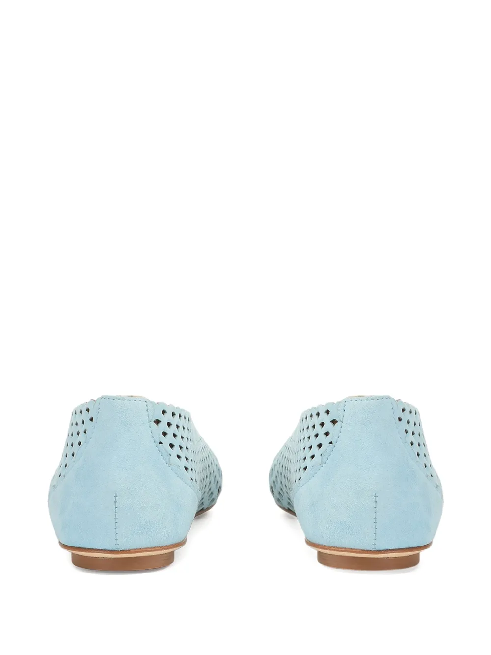 Sergio Rossi leather ballet flats Blue