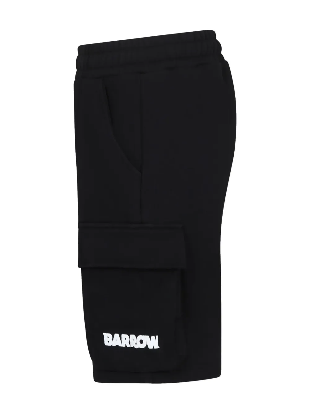 Barrow kids Katoenen shorts met logoprint Zwart