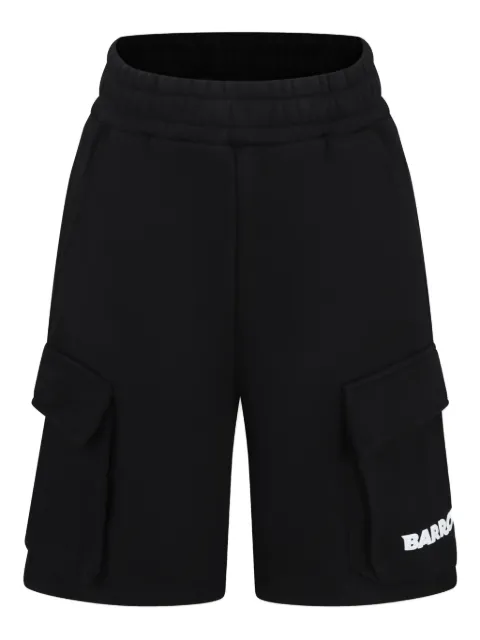 Barrow kids logo-print cotton shorts