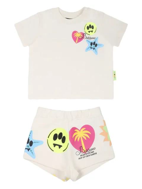 Barrow kids logo-print short set