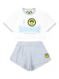 Barrow kids logo-print short set - White