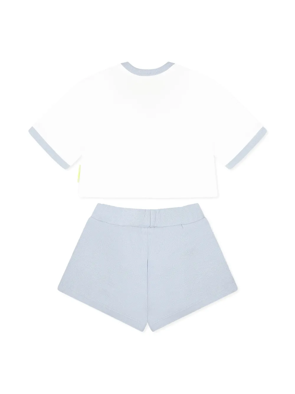 Barrow kids Shorts met logoprint - Wit