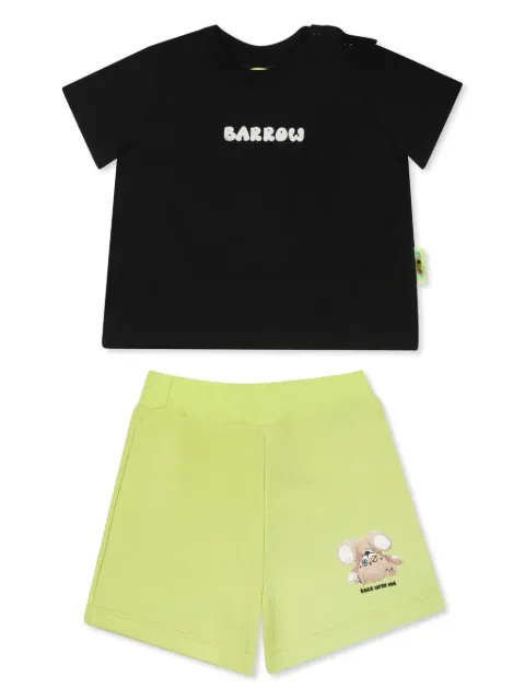Barrow kids set de shorts con logo estampado