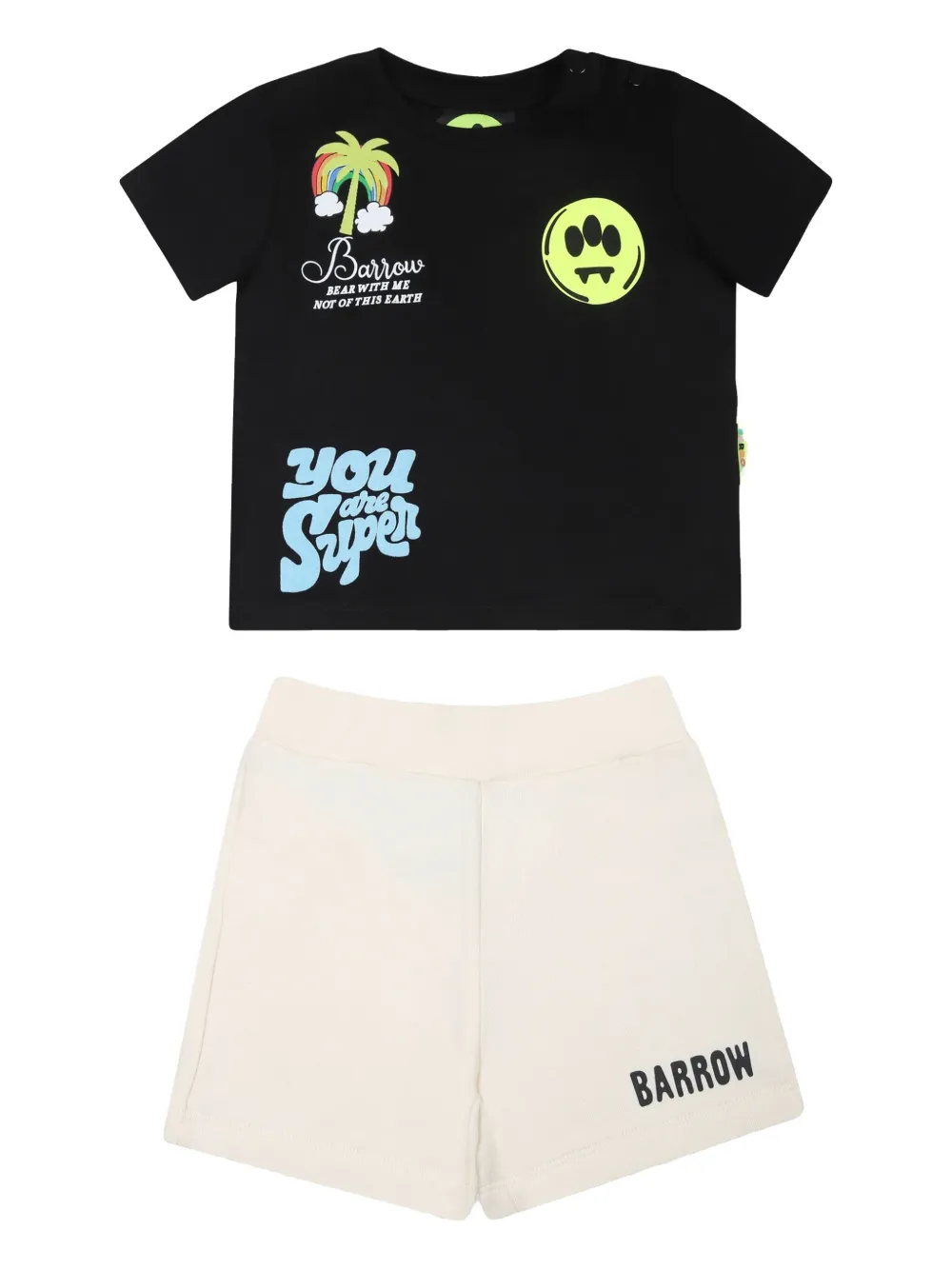 BARROW LOGO-PRINT SHORT SET