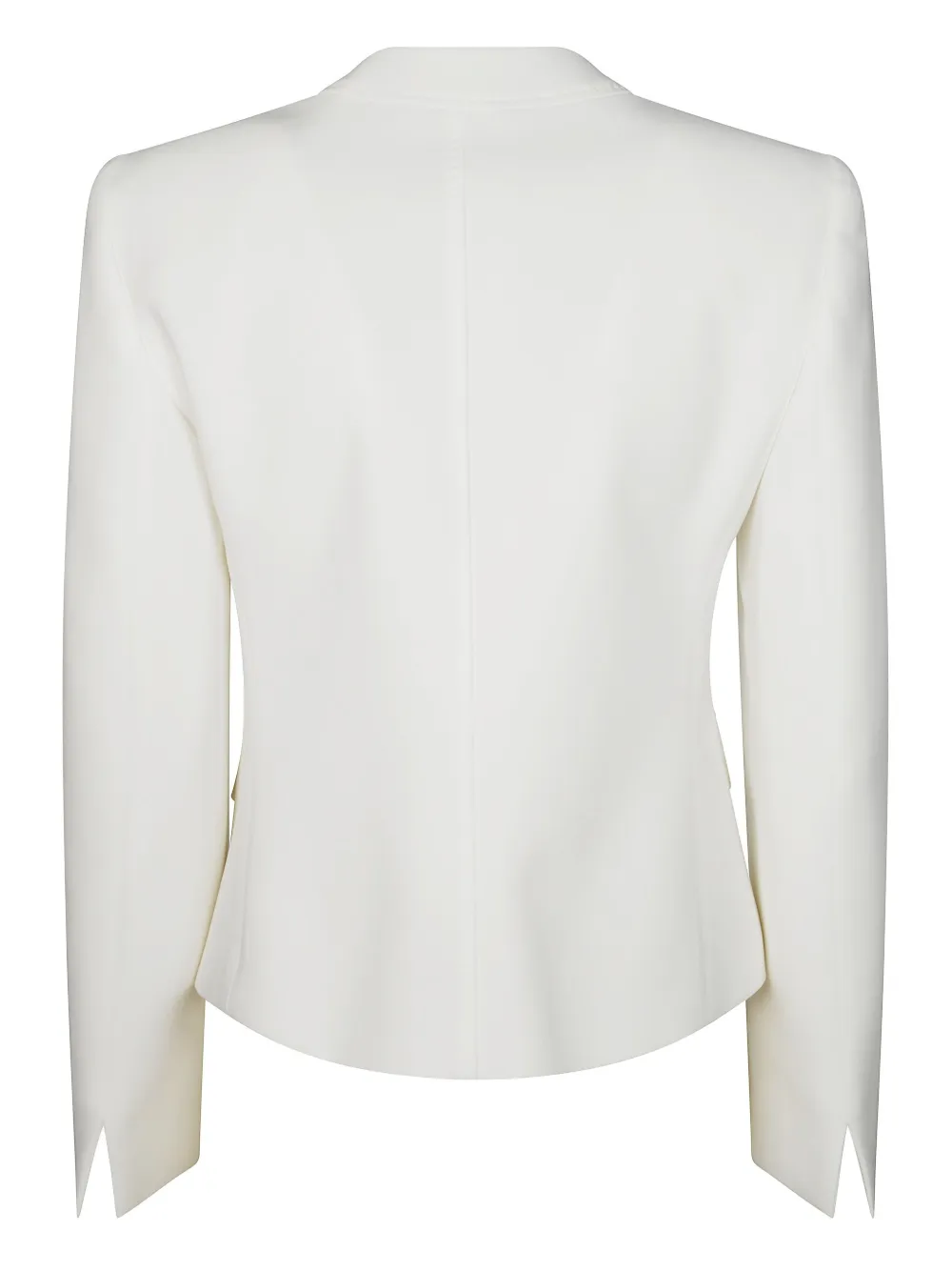 Max Mara Kraagloos jack - Wit