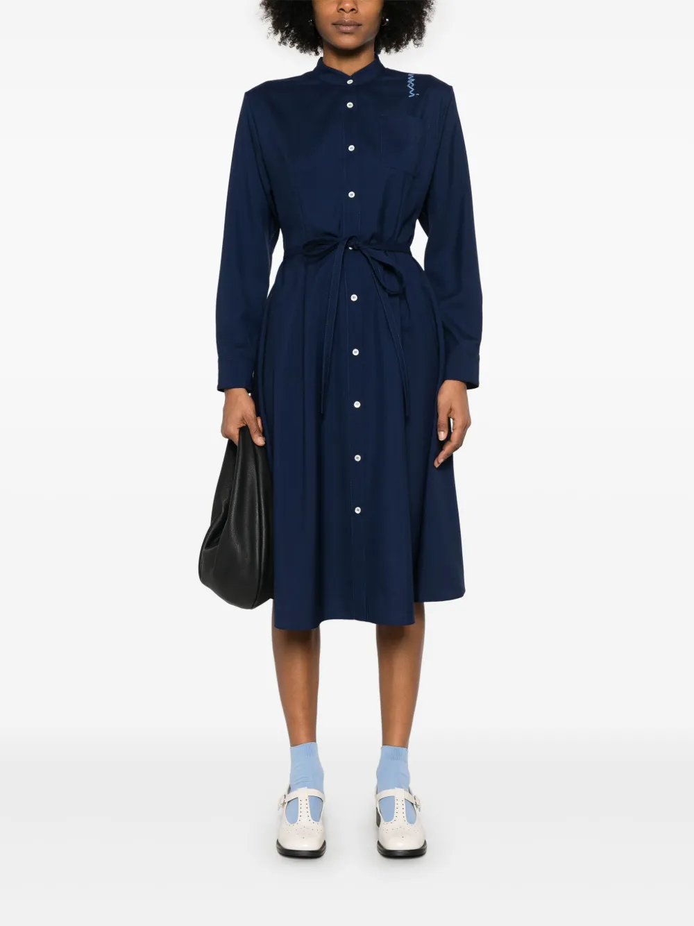 Marni Marni Symbol mini-jurk - Blauw