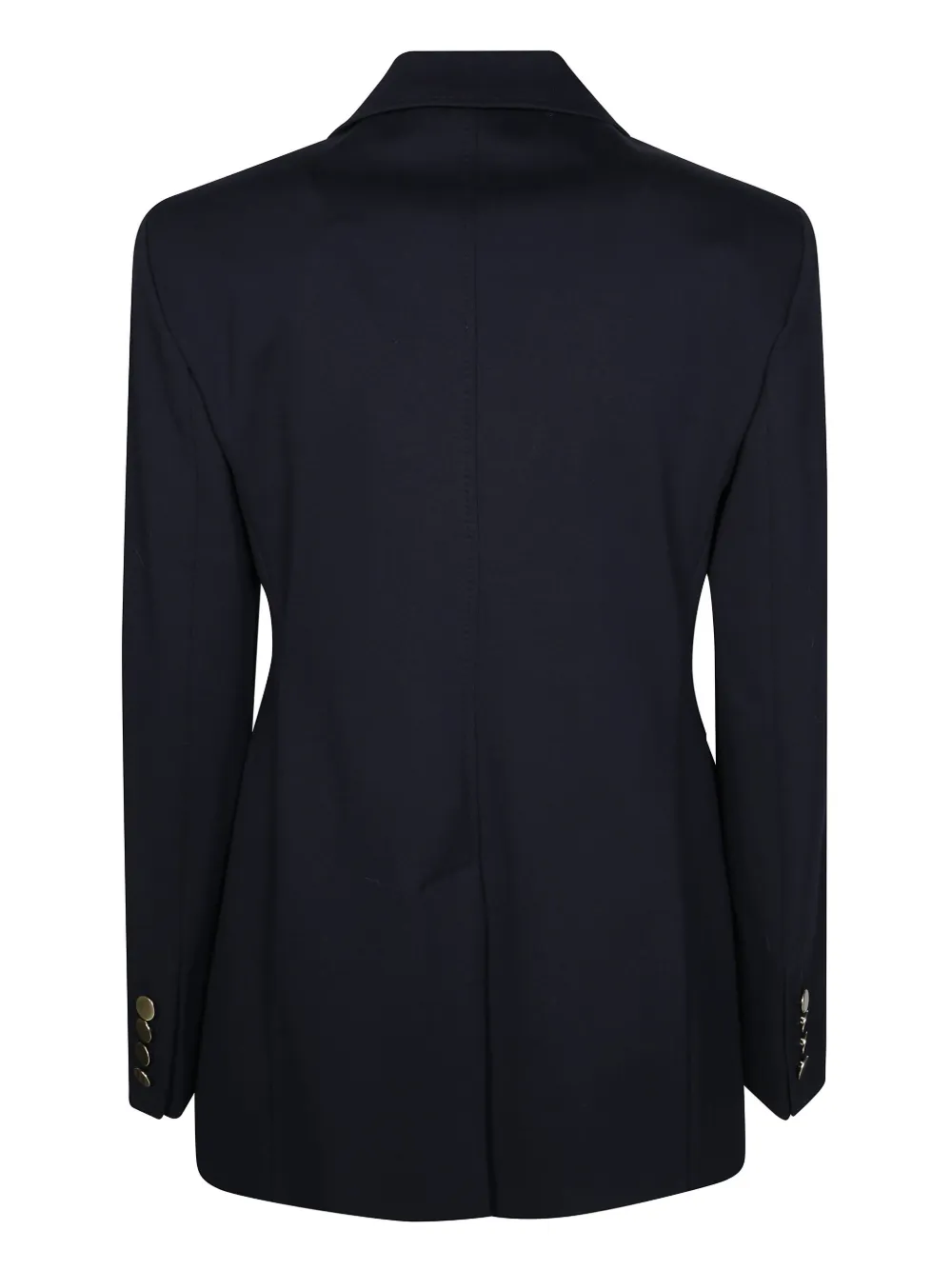 Max Mara Jersey blazer met dubbele rij knopen - Blauw