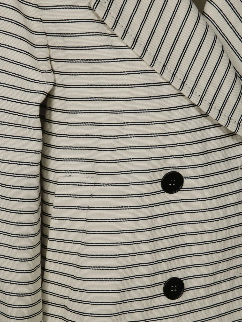 Max Mara Gestreepte blazer Wit