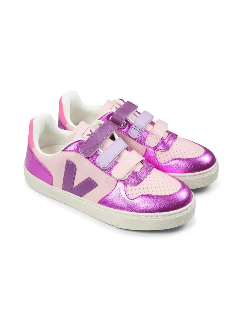 VEJA Kids V-10 sneakers Roze