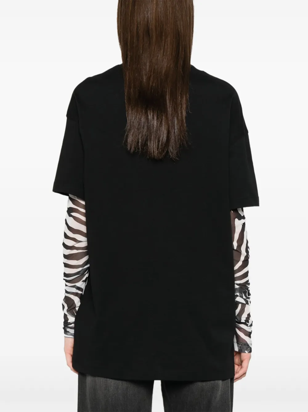 Versace Jeans Couture Gelaagd T-shirt Zwart