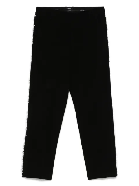 Balmain pantalones con detalle de perlas
