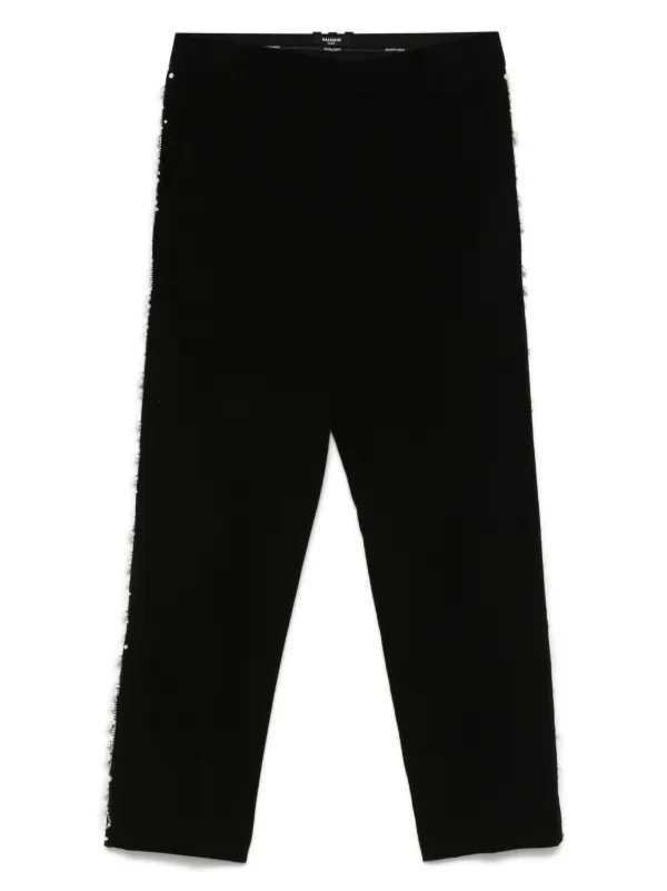 Balmain パールディテール パンツ | ブラック | FARFETCH JP