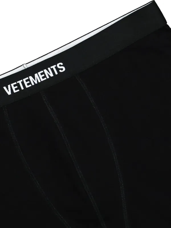 VETEMENTS logo-waistband Boxers | Black | FARFETCH JO