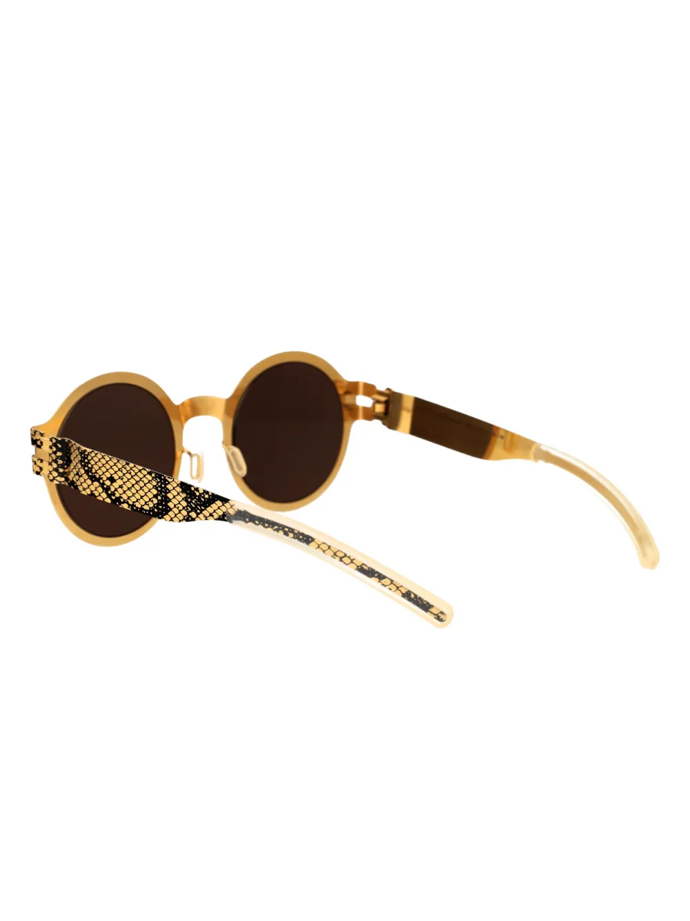 Mykita Zonnebril met rond montuur Goud