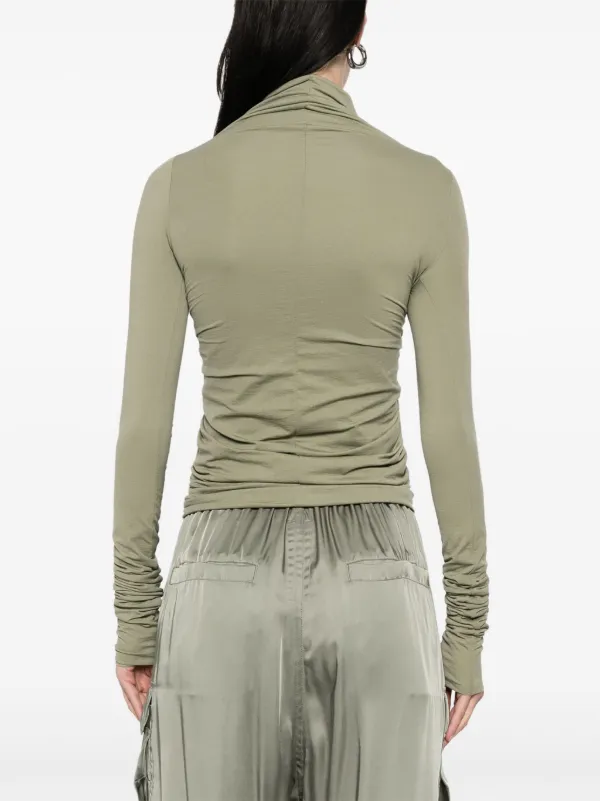 Rick Owens Prong Jersey Top | Green | FARFETCH CA