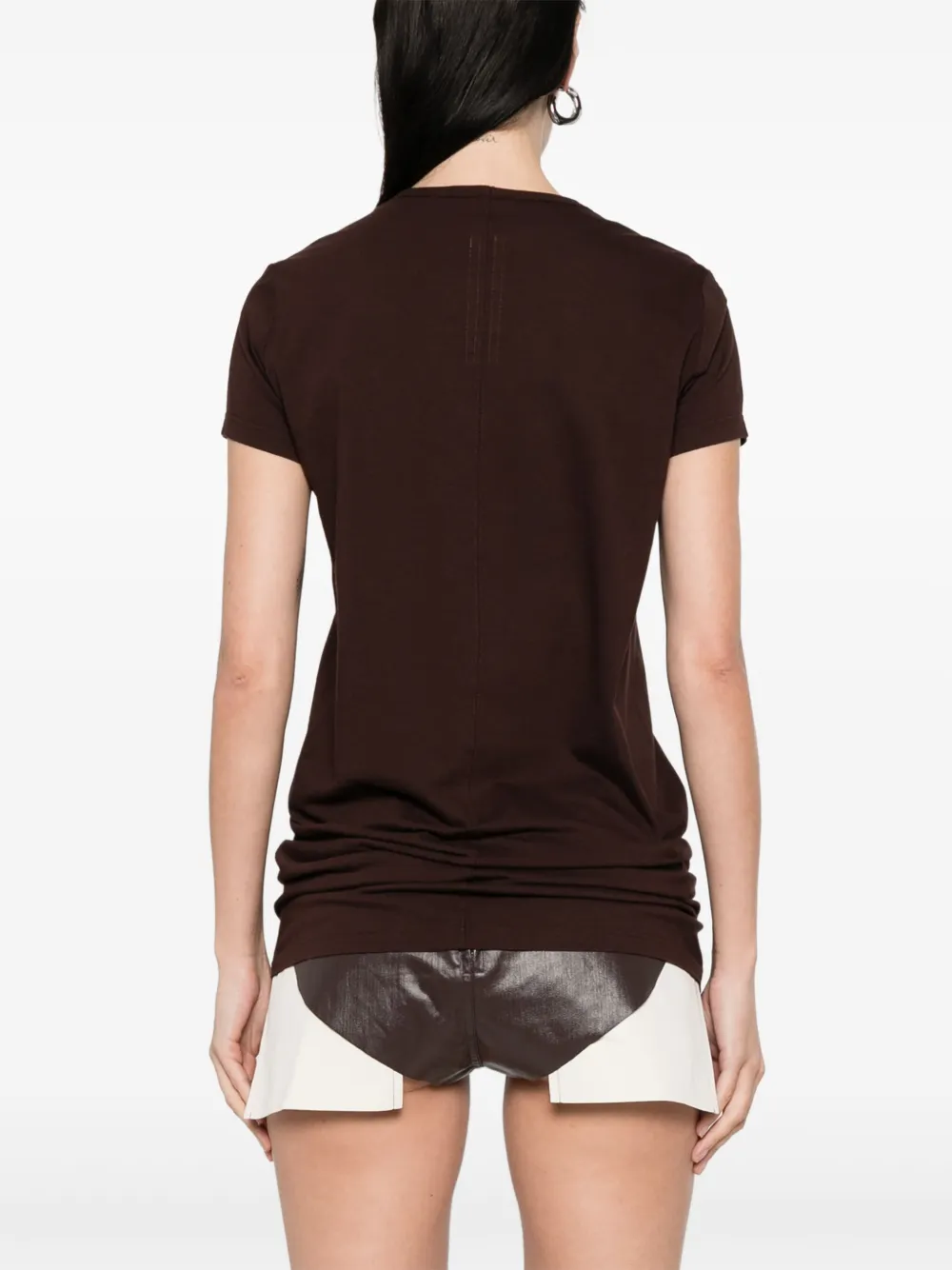 Rick Owens T-shirt met print Bruin