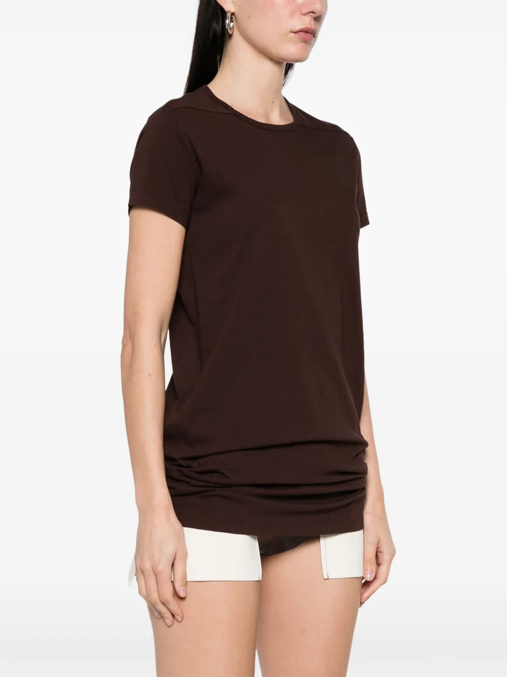 Rick Owens T-shirt met print Bruin