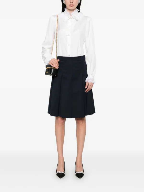 スカート ALESSANDRA RICH Pleated skirt SEQUIN LONG SKIRT – Alessandra Rich