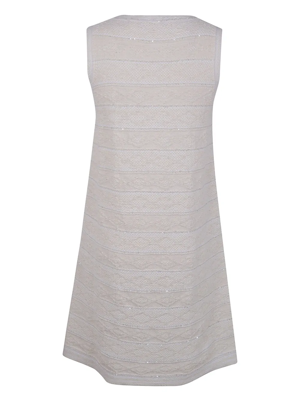 D.Exterior sequin-embellished dress - Beige