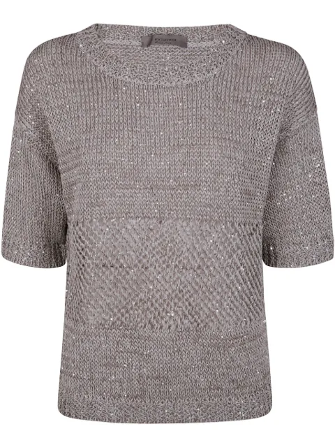 D.Exterior linen sweater