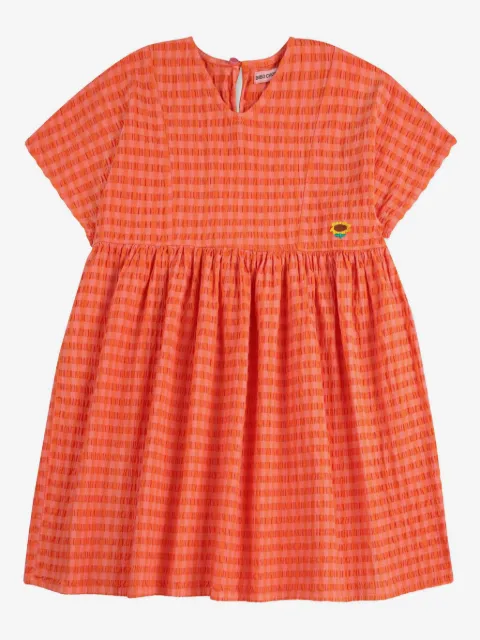 Bobo Choses Kleid mit Vichy-Karomuster