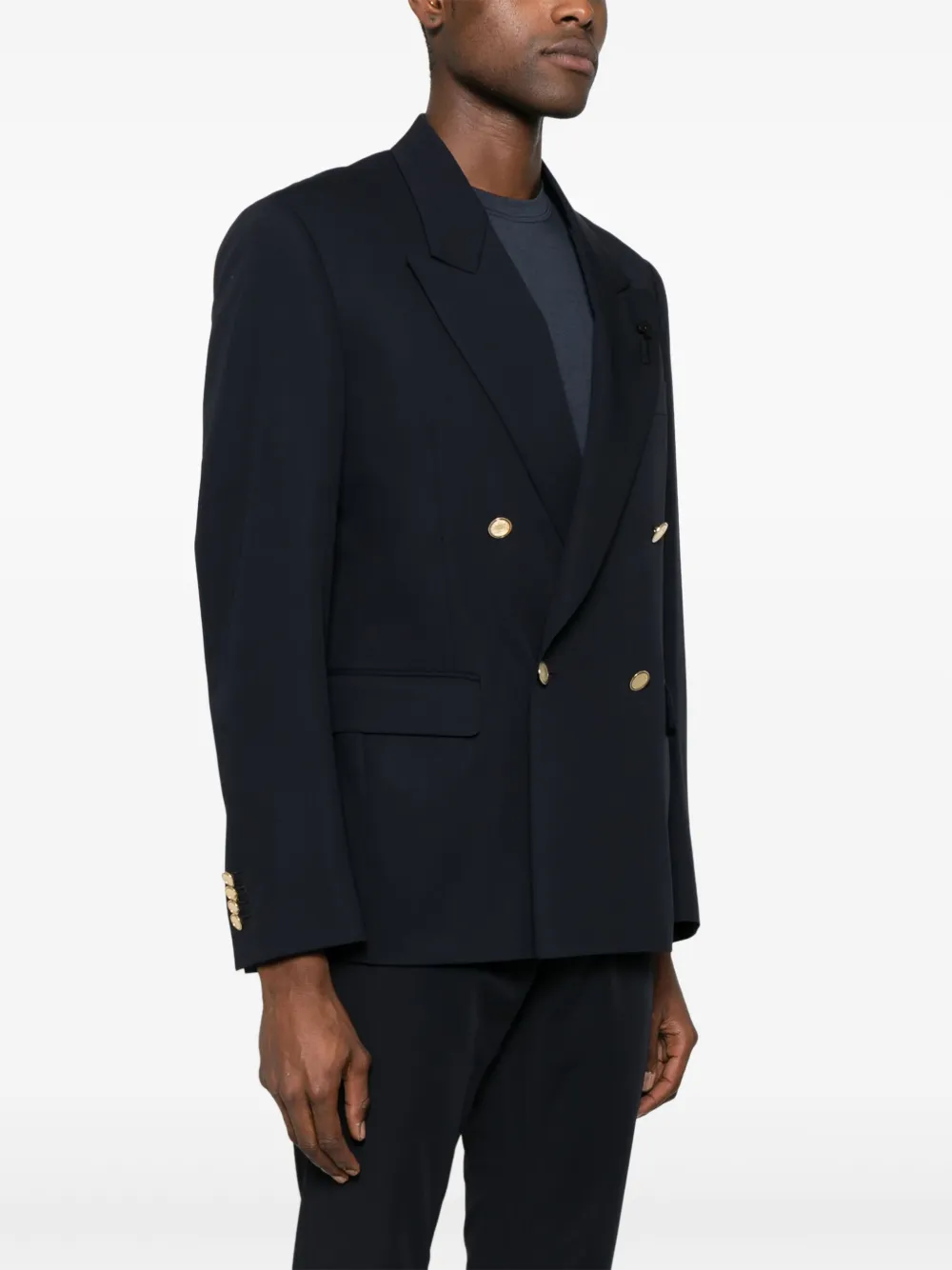 Lardini Blazer met broche Blauw