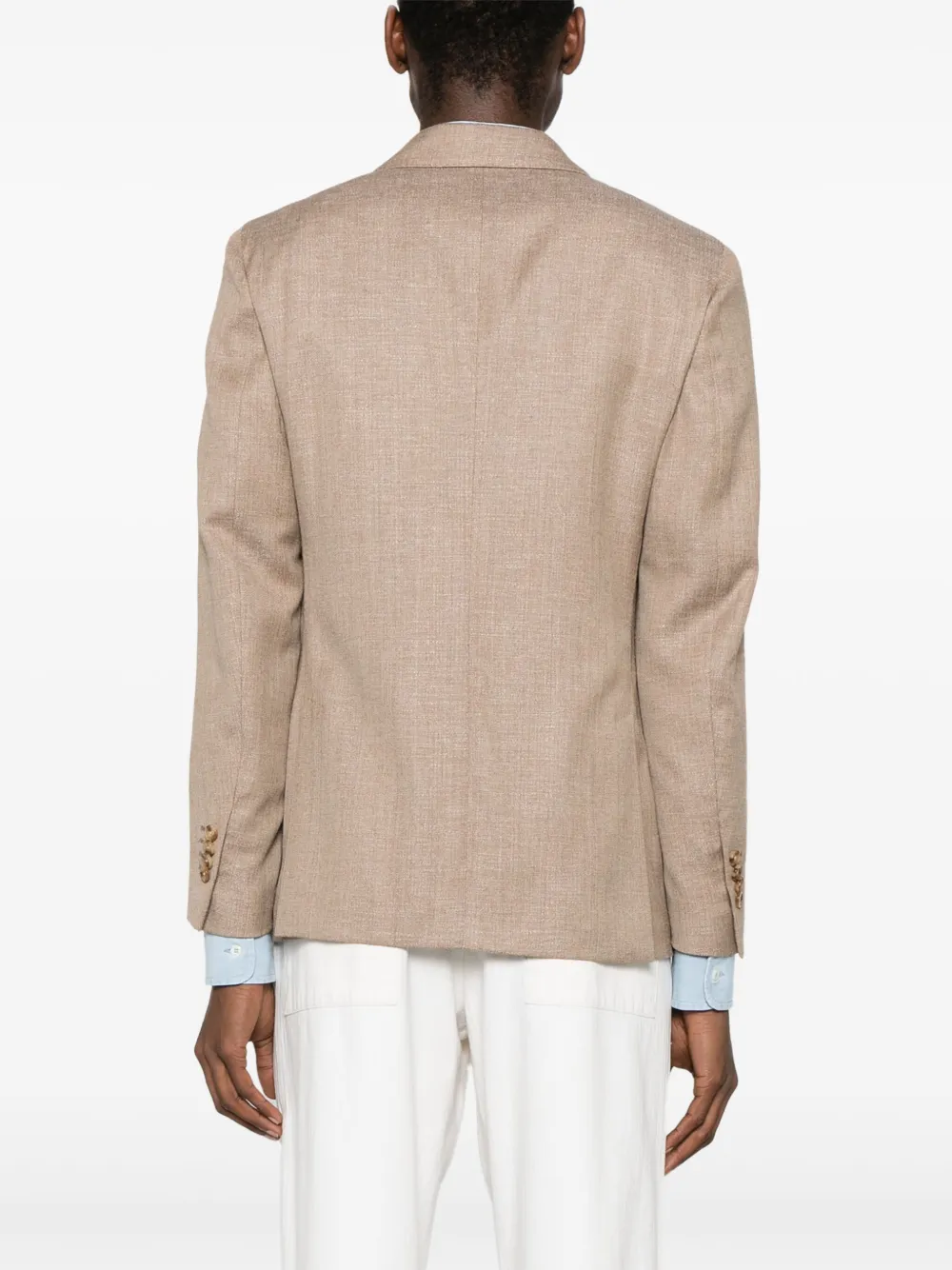 Lardini Blazer met broche Bruin