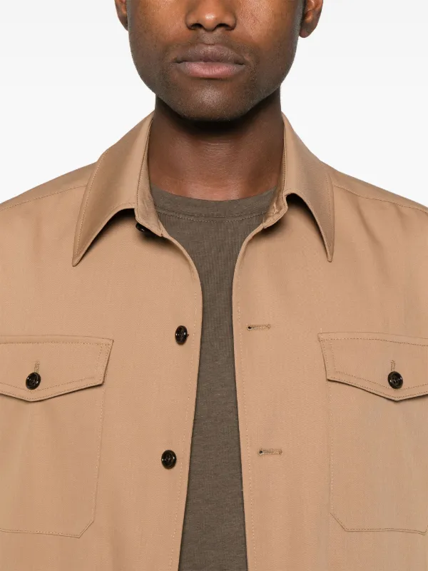 Lardini バージンウール ジャケット | ブラウン | FARFETCH JP