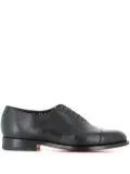 Santoni leather oxford shoes - Black