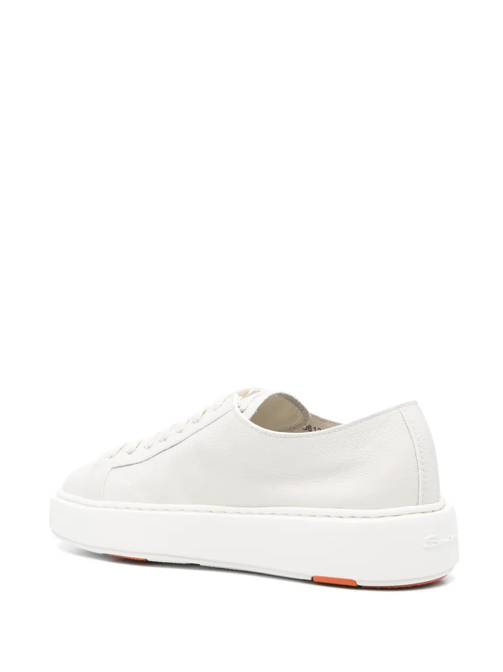 Santoni Leren sneakers Wit