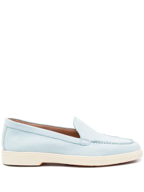 Santoni mocassins en cuir