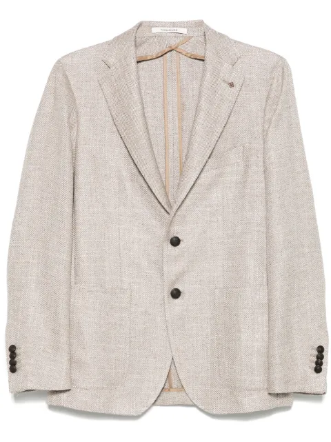 Tagliatore brooch-detail blazer