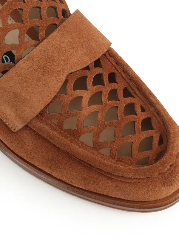 Sergio Rossi Mermaid ローファー | ブラウン | FARFETCH JP