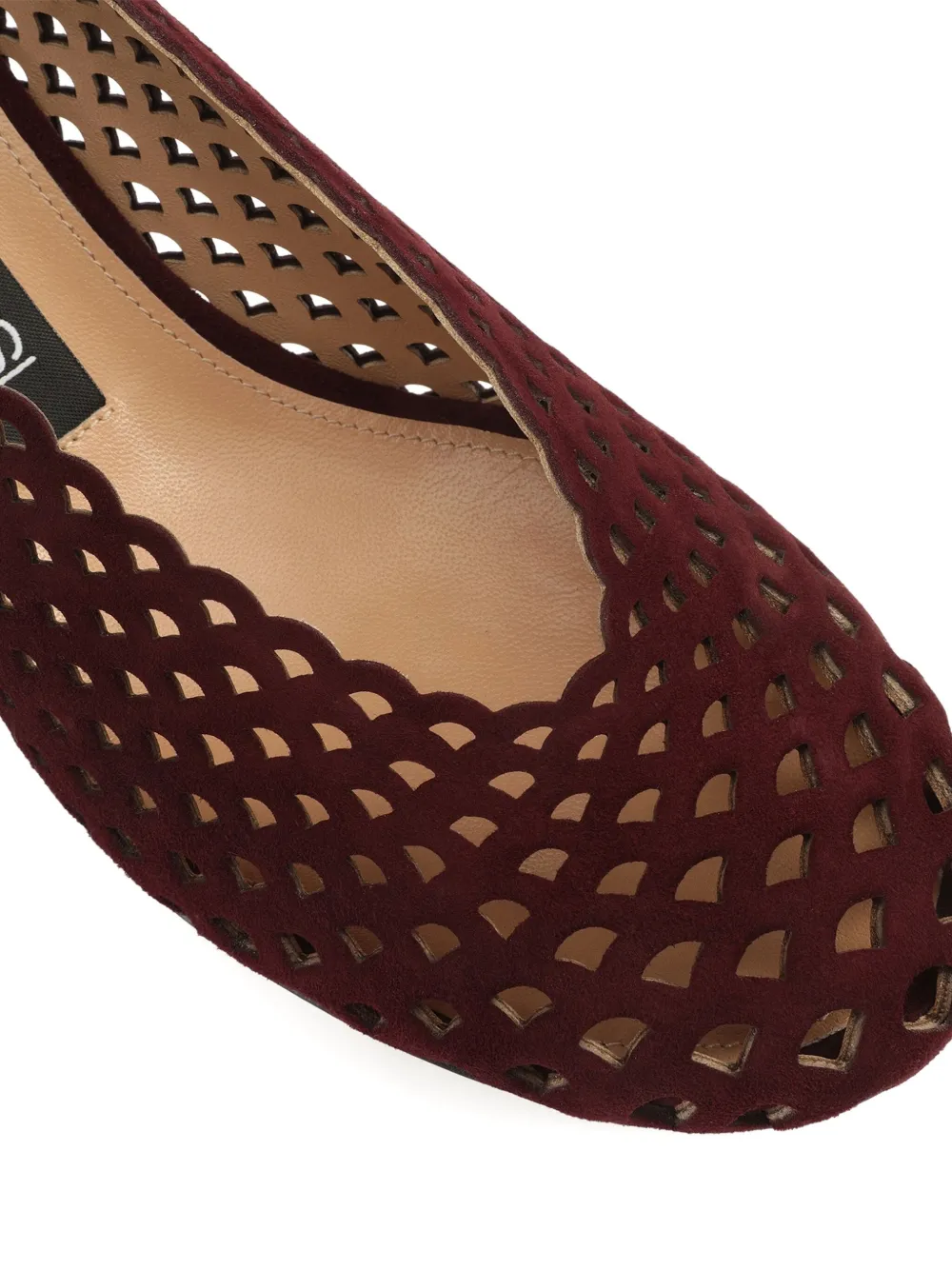 Sergio Rossi 50mm leather pumps Red