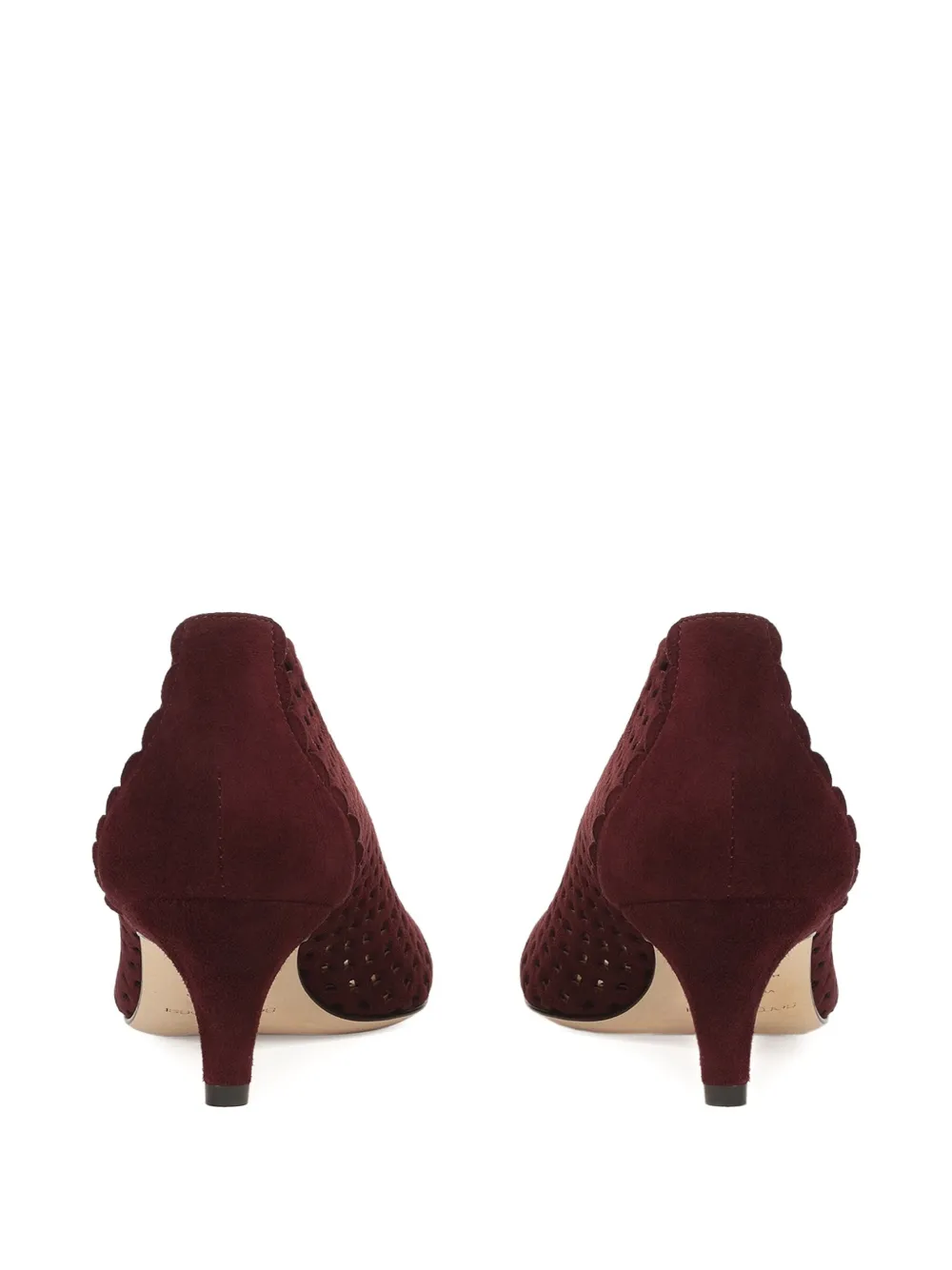 Sergio Rossi 50mm leather pumps Red