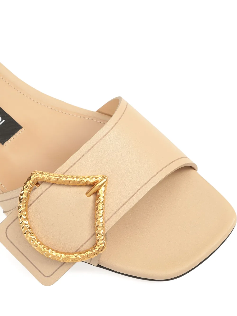 Sergio Rossi leather sandals Neutrals