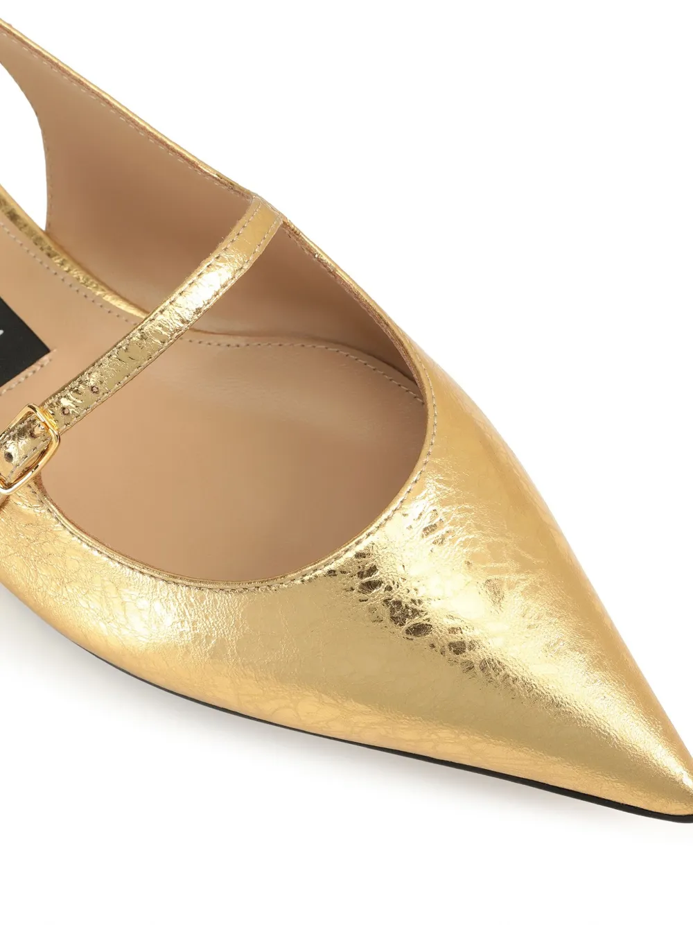 Sergio Rossi Godiva ballerina's Goud