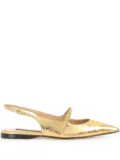 Sergio Rossi Godiva ballerina shoes - Gold