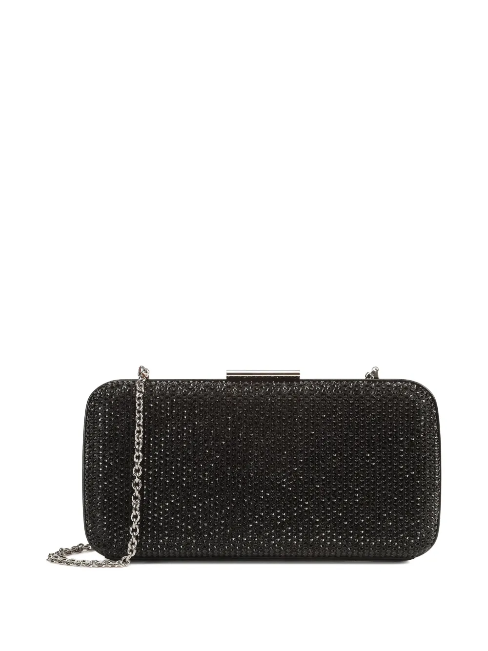 Sergio Rossi Clutch verfraaid met kristallen Zwart